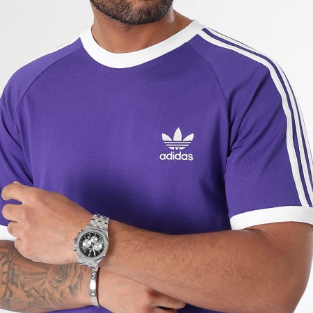 Adidas Originals - Tee Shirt 3 Stripes IM9394 Violet