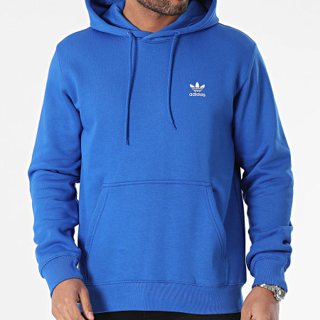 Adidas Originals - Felpa con cappuccio Essential IR7787 blu reale