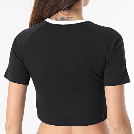Adidas Originals - Camiseta 3 rayas para mujer IU2532 Negro