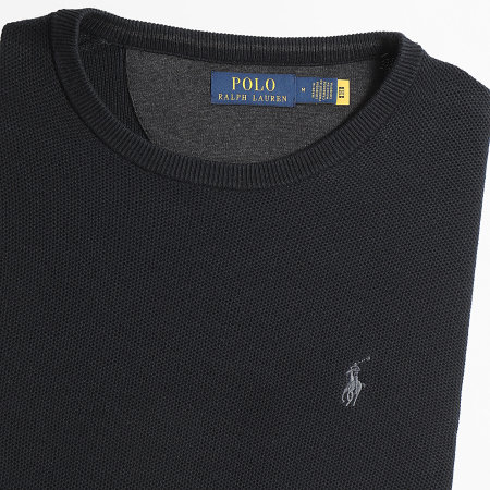 Polo Ralph Lauren - Pull Maille Premium Original Player Noir