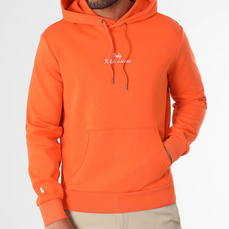 Polo Ralph Lauren - Sweat Capuche Logo Embroidery Orange