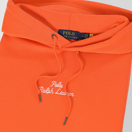 Polo Ralph Lauren - Sweat Capuche Logo Embroidery Orange