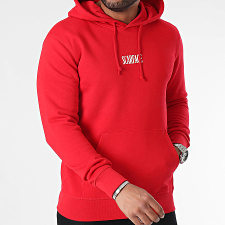 Scarface Felpa con cappuccio Poster Red Ryses