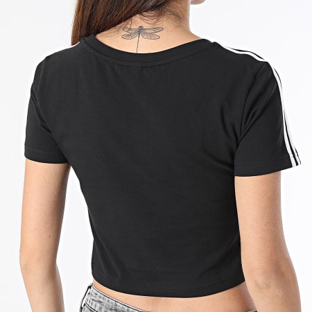 Adidas Sportswear - Maglietta da donna Baby Crop IR6111 Nero