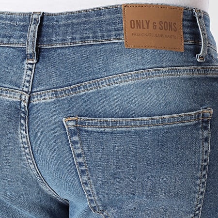 Only And Sons - Jeans slim in denim blu Loom