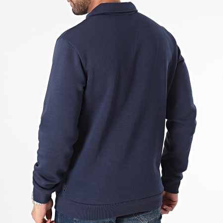 Only And Sons - Sweat Col Zippé Ceres Bleu Marine