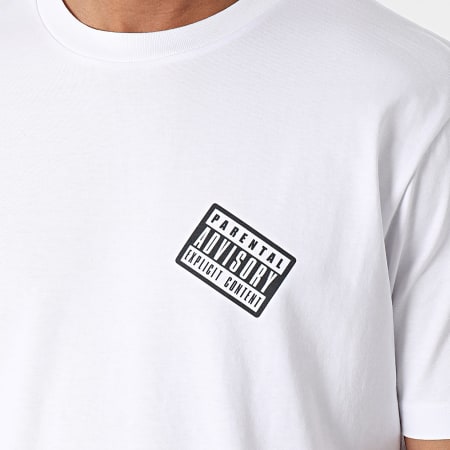 Parental Advisory - Tee Shirt Oversize Consegna grande Bianco Nero