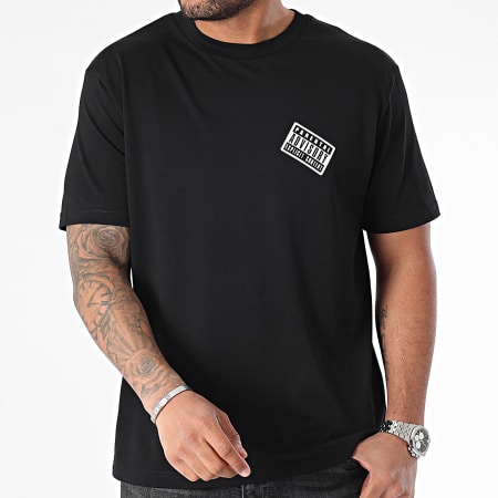 Parental Advisory - Camiseta Oversize Large Delivery Negro Blanco