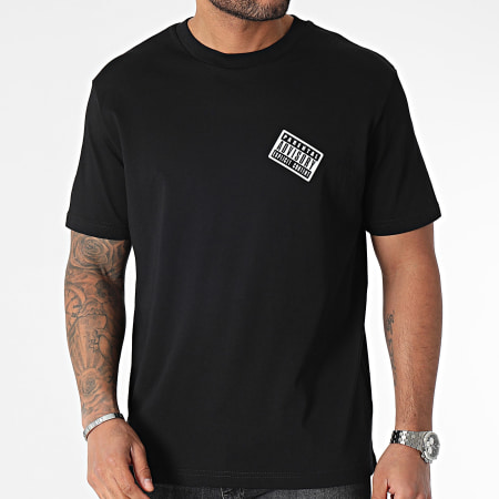 Parental Advisory - Camiseta Oversize Large Delivery Negro Blanco