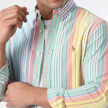 Polo Ralph Lauren - Original Player Camisa de manga larga a rayas multicolor