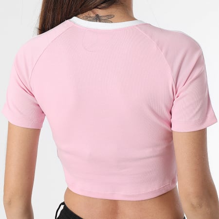 Adidas Originals - Camiseta 3 rayas para mujer IP0664 Rosa