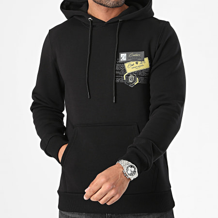 Armita - SW-893 Sudadera con capucha Negra