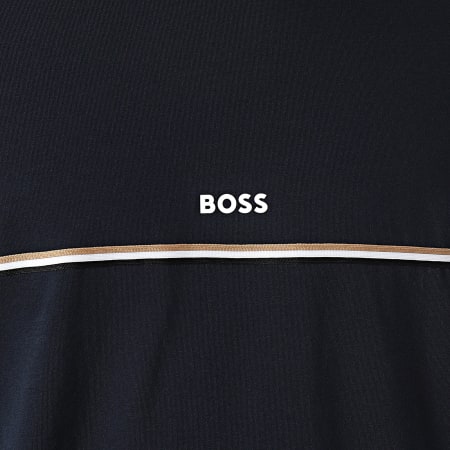 BOSS - Tee Shirt Manches Longues Unique 50509311 Bleu Marine