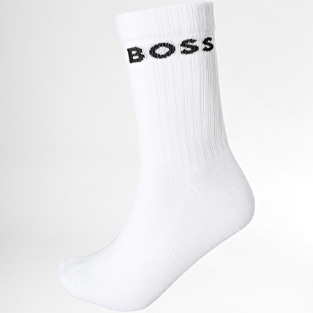BOSS - Lote de 3 pares de calcetines 50510692 Blanco