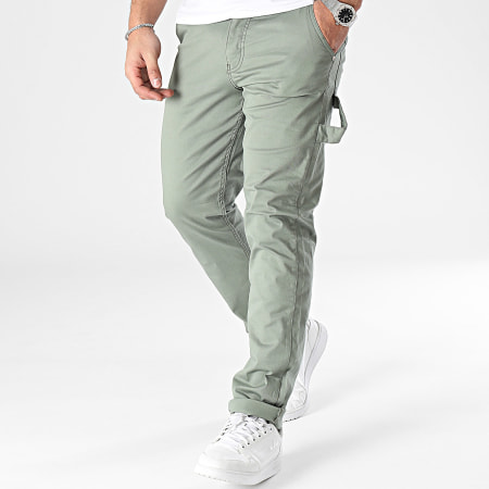 Frilivin - Jeans slim verde cachi