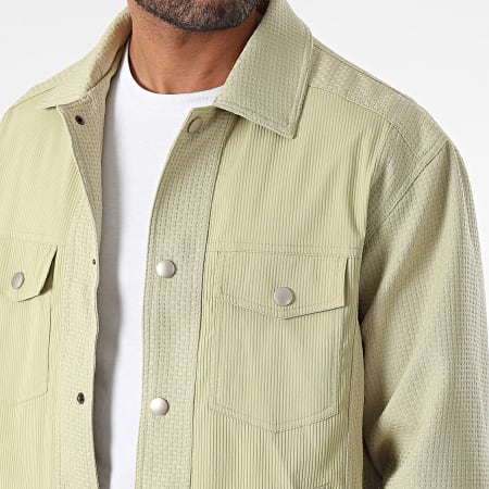 Frilivin - Set giacca e pantaloni cargo verde chiaro