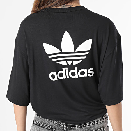 Adidas Originals - Maglietta Trefoil da donna IU2408 Nero