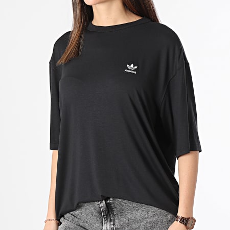 Adidas Originals - Camiseta Trefoil Mujer IU2408 Negro