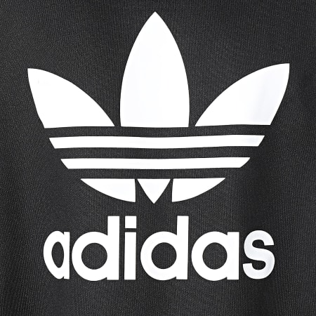Adidas Originals - Felpa con cappuccio Trefoil da donna IU2421 Nero