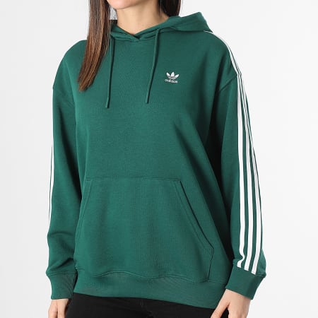 Adidas Originals - Felpa con cappuccio da donna IN8400 Verde