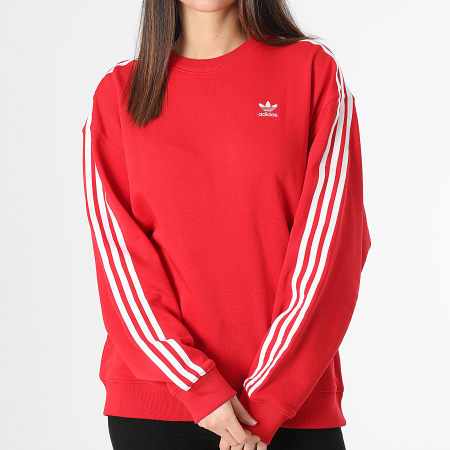 Adidas Originals - Felpa donna a girocollo IN8487 Rosso