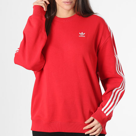 Adidas Originals - Sweat Crewneck Femme Crew IN8487 Rouge