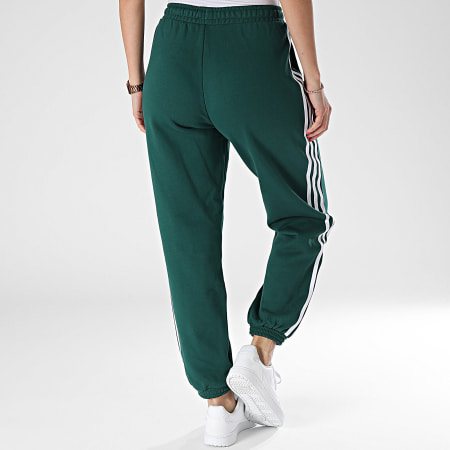 Adidas Originals - IR8090 Pantaloni da jogging a fascia da donna Verde scuro