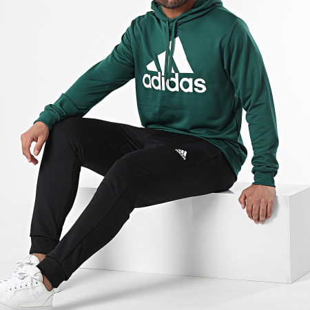 Adidas Sportswear - Ensemble Sweat Capuche Et Pantalon Jogging IP3115 Vert Noir