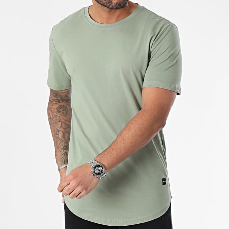 Only And Sons - Camiseta oversize Matt Longy verde caqui