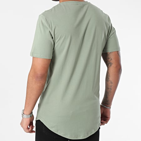 Only And Sons - Tee Shirt Oversize Matt Longy Vert Kaki
