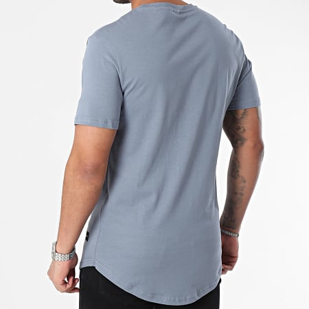 Only And Sons - Tee Shirt Oversize Matt Longy Gris Ardoise