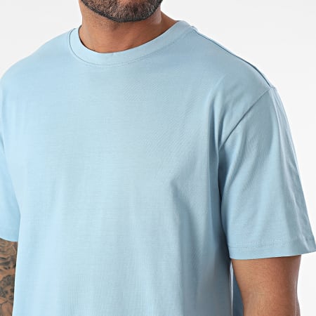 Only And Sons - Tee Shirt Fred Life Bleu Clair