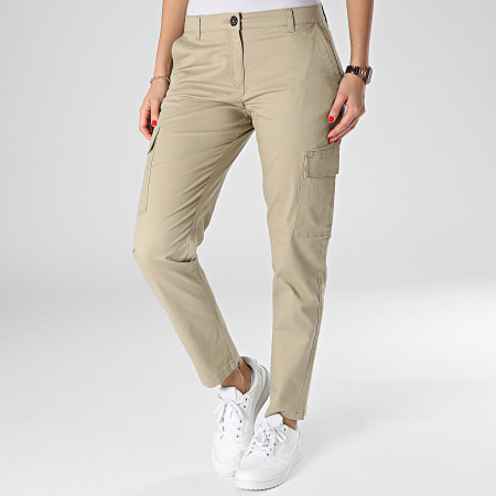 Only - Chicago Pantalones Cargo Slim Fit Mujer Beige