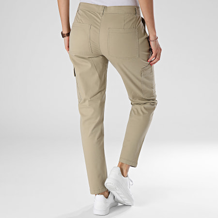 Only - Chicago Pantalones Cargo Slim Fit Mujer Beige