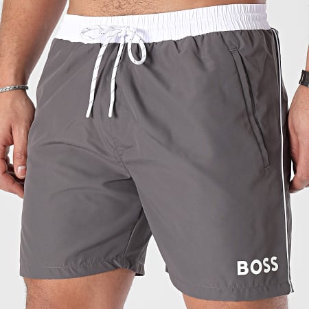 BOSS - Shorts de baño 50469302 Gris