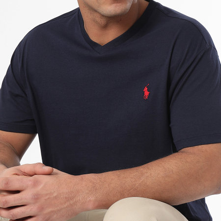 Polo Ralph Lauren - Tee Shirt Original Player Bleu Marine