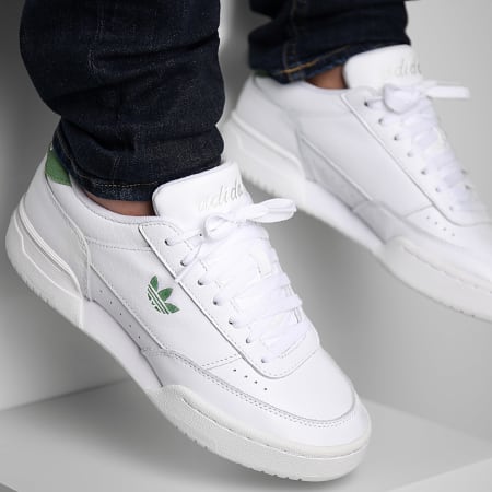 Adidas Originals - Baskets Court Super IE8082 Footwear White Preloved Green Off White
