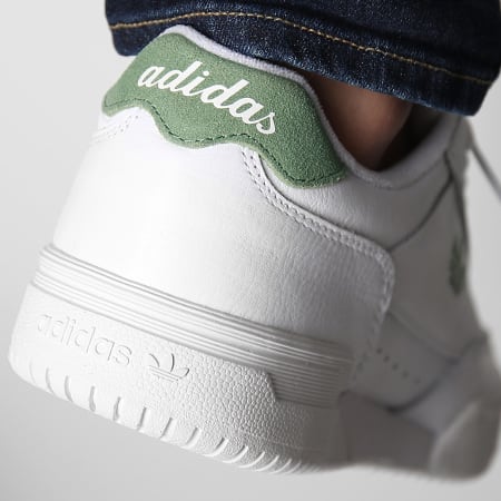 Adidas Originals - Court Super Sneakers IE8082 Footwear White Preloved Green Off White