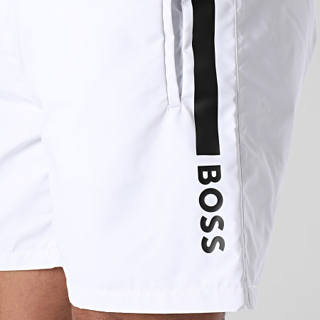 BOSS - Shorts de baño Dolphin 50508798 Blanco