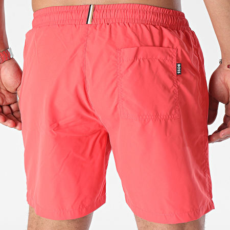 BOSS - Shorts de baño Dolphin 50508798 Rojo