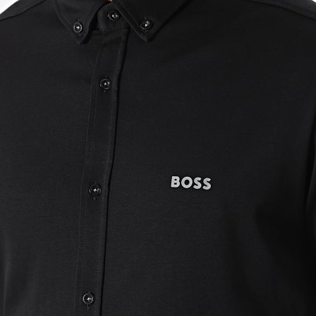 BOSS - Camisa de manga larga Motion 50509742 Negro