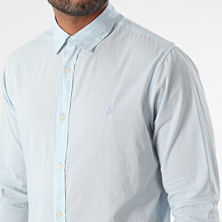 Jack And Jones - Camisa de manga larga azul claro Paulos