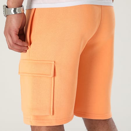 LBO - 3295 Pantaloncini da jogging Cargo arancione pastello