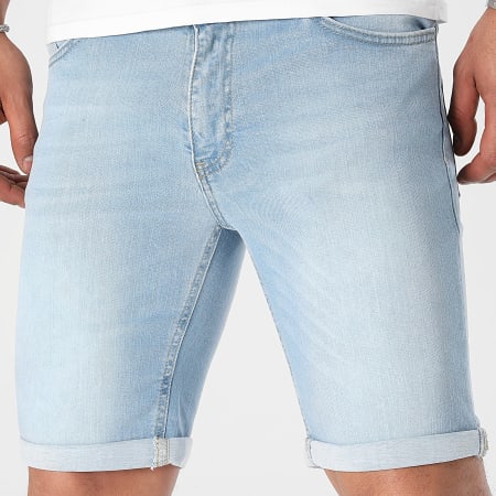 LBO - Pantaloncini di jeans con lavaggio blu 3109
