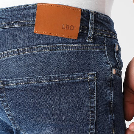 LBO - Pantaloncini jeans blu scuro 3111