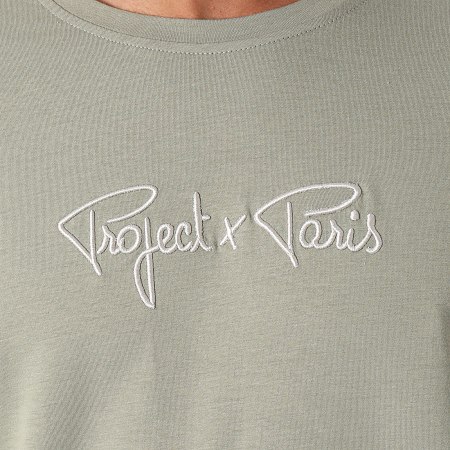 Project X Paris - Tee Shirt 2410107 Vert Kaki