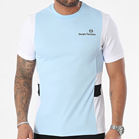 Sergio Tacchini - Libera Tee Shirt 40549 Azzurro Bianco