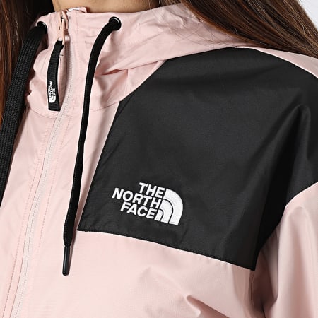 The North Face - Coupe-Vent Femme Sheru A4C9H Rose Noir