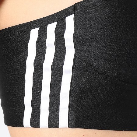 Adidas Originals - Canotta donna 3 Stripes Crop Bandeau IU2415 Nero
