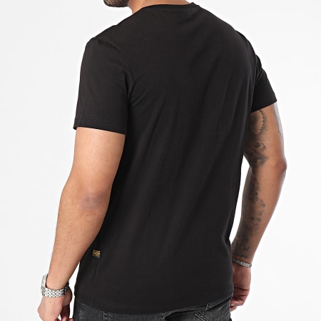 G-Star - Tee Shirt Col V D16412-336 Noir